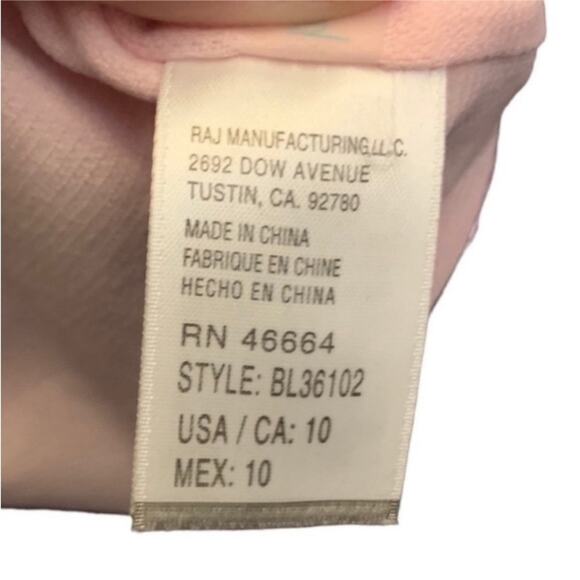 Beach Lingo Girls Colorblock Bandeau Bikini Swim Top Size 10 - Picture 4 of 5